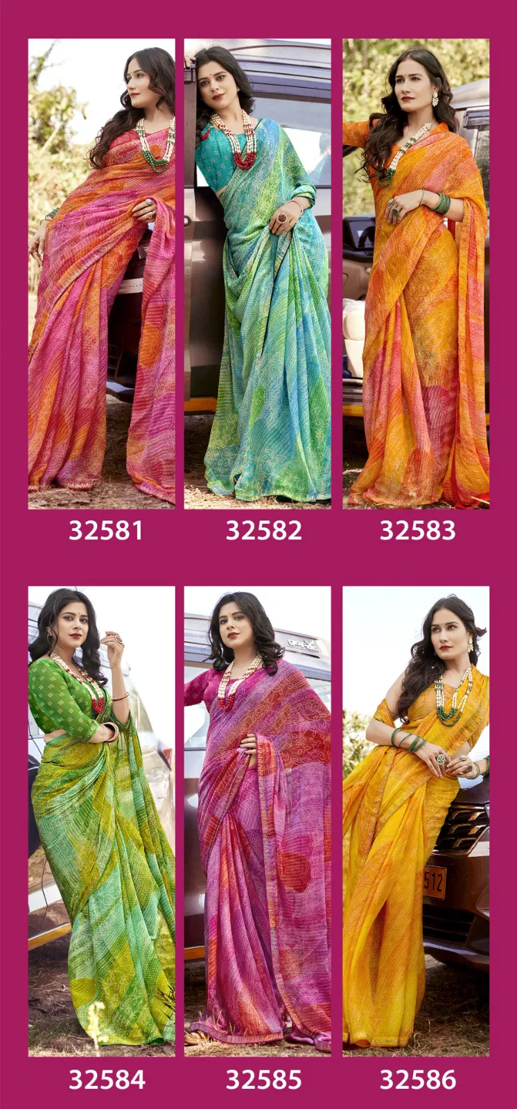 Simona Vol 4 By Vallabhi Chiffon Printed Saree Wholesale Shop In Surat